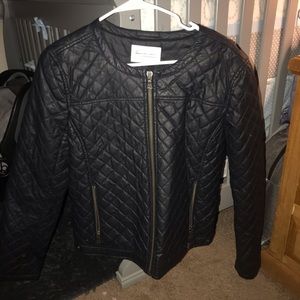 Faux Leather Jacket